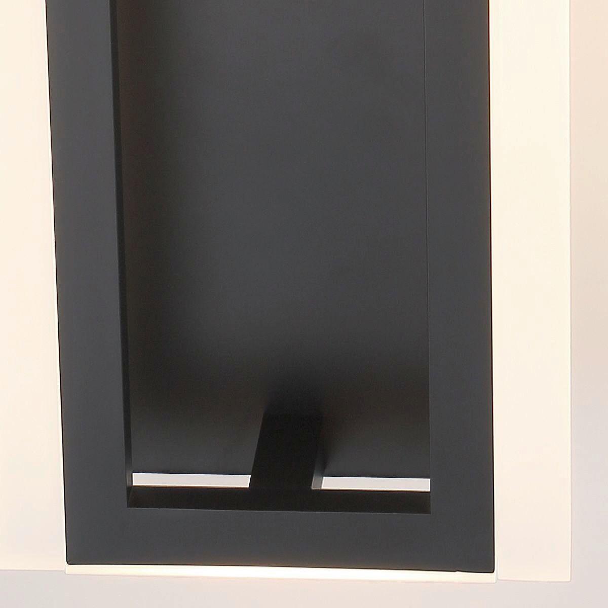 Led Falilámpa Qn-Inizio-1w-Bk - fekete, Design, műanyag/fém (40,6/17,6/10,2cm) - Elstead Lighting