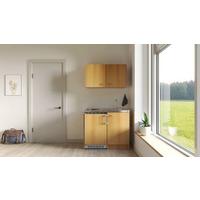 Miniküche Nano Buchefarben B: 100 cm - Buchefarben, MODERN, Holzwerkstoff (100cm) - FlexWell
