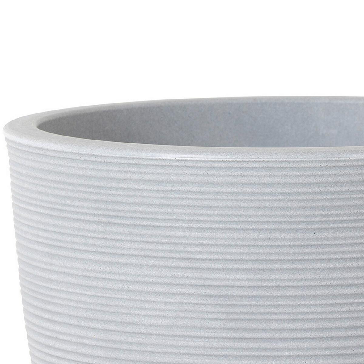 Pflanzentopf Grau D: 43 cm Grau - Grau, Basics, Kunststoff (43/36cm) - Siena Garden