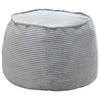 Taburet LUCYLLA, šedý manšestr - šedá, Moderní, textil (60/60/38cm) - Mömax