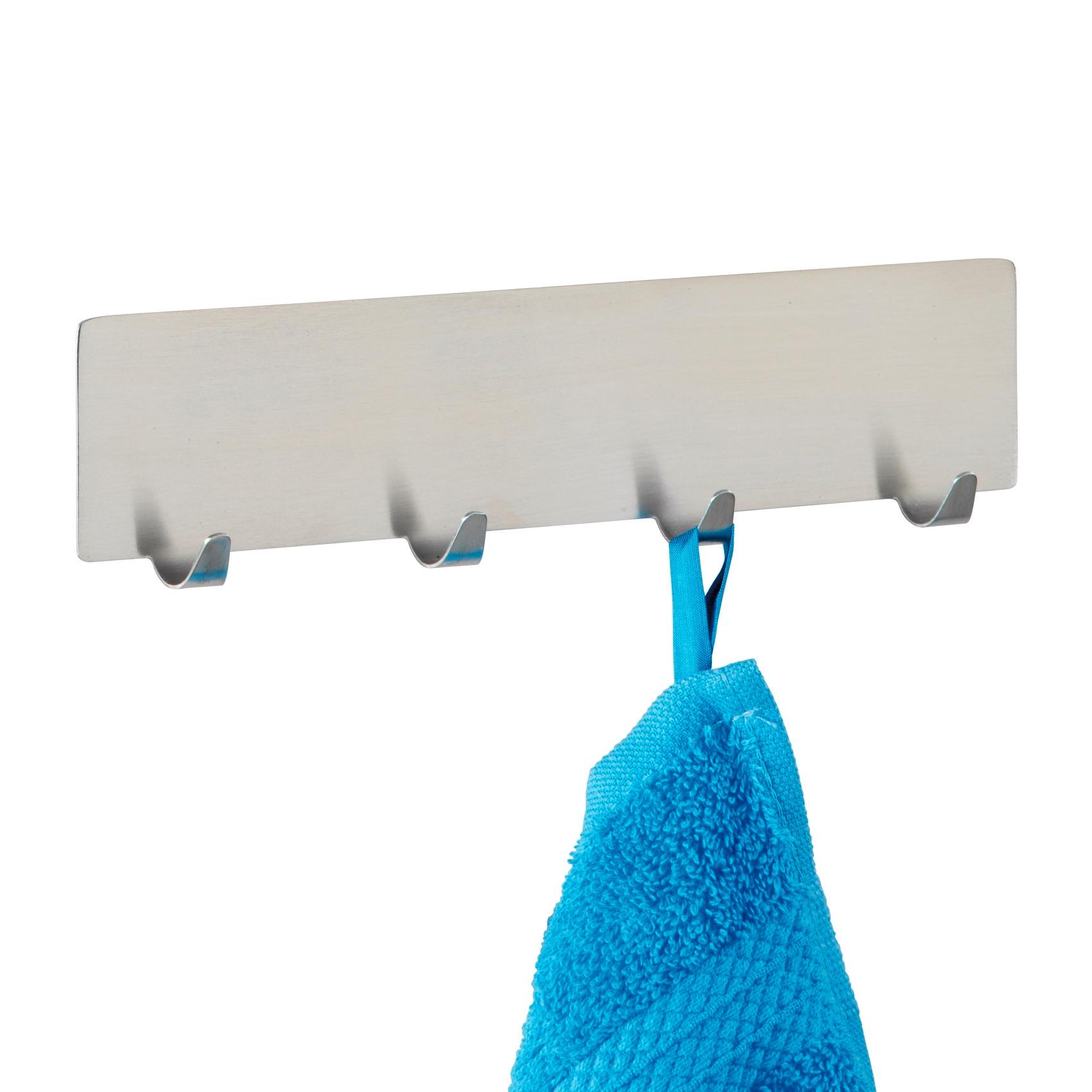 Hakenleiste Esperia 4er 4480010100 - Weiß, KONVENTIONELL, Metall (19/4,2/2cm) - Wenko