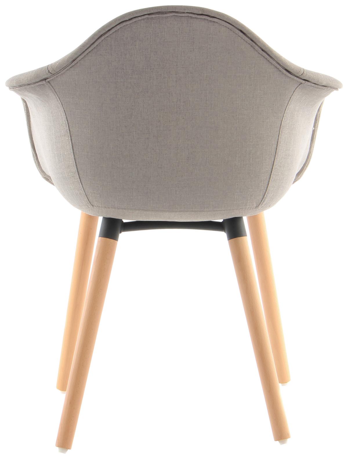 Armlehnstuhl-set Winston 325 Beige - Beige, Design, Textil/Metall (62/80.5/64cm) - Kayoom