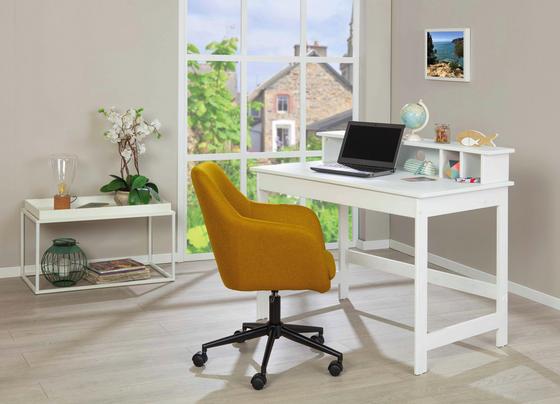 Schreibtisch Massiv B 110 cm H 76 cm Schreibtisch HILDA Weiß
