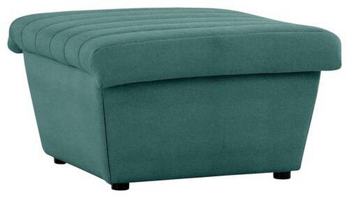 Hocker Looks Viii - Schwarz/Grün, Design, Textil (74/43/85cm) - LOOKS by W.Joop