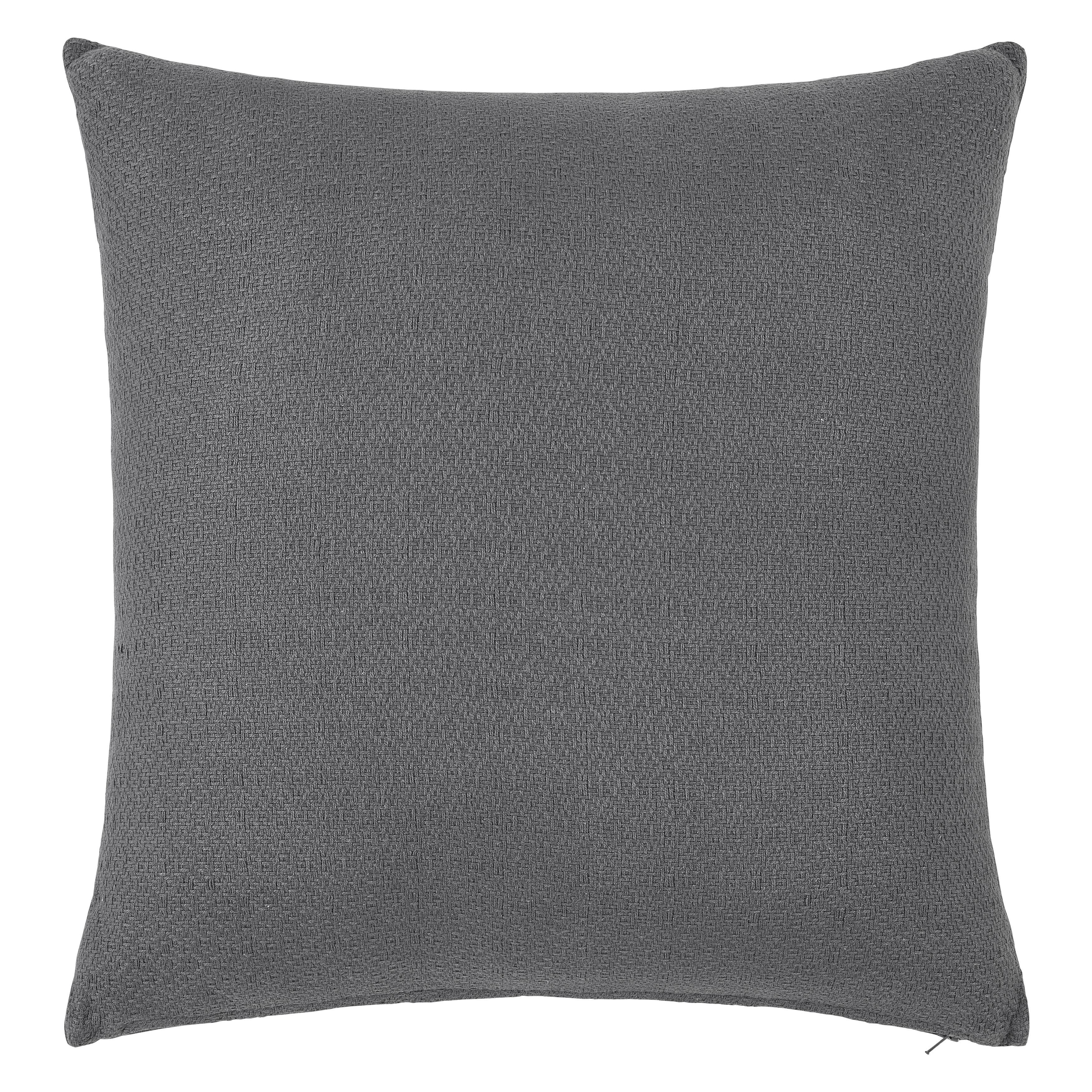 Dekoračný vankúš Chloe, 45/45cm, antracitová - antracitová, Modern, textil (45/45cm) - Mömax