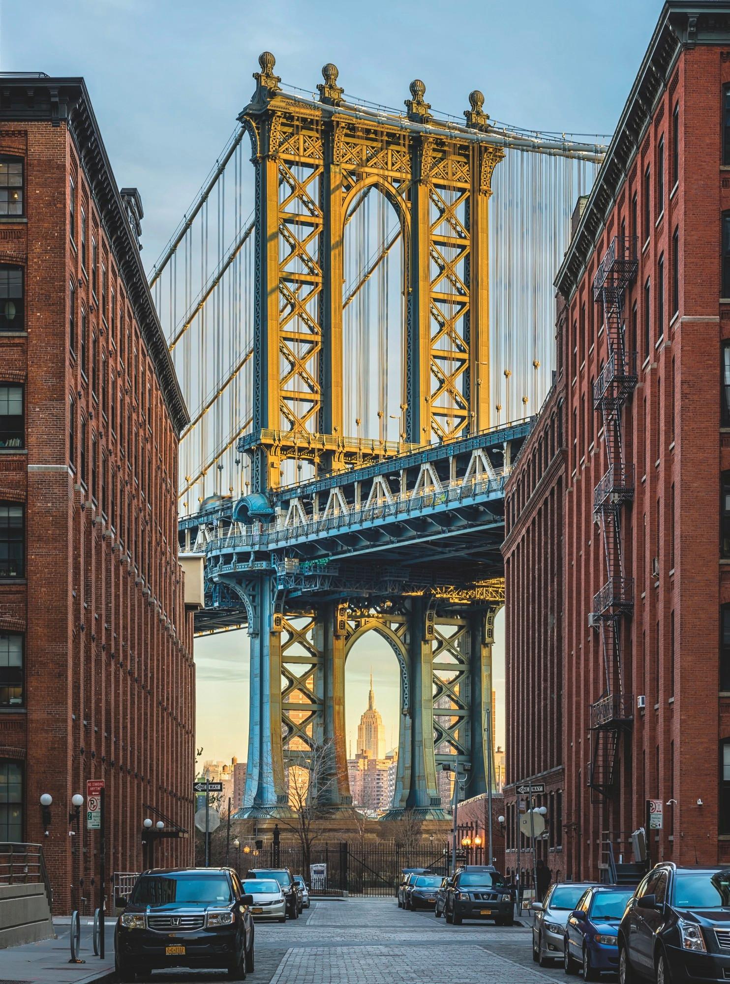 Vliestapete Brooklyn - Multicolor, Design, Papier (184/248cm)