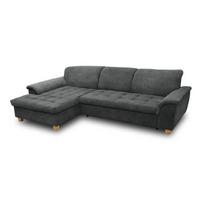 Ecksofa Mit Schlaffunktion Franzi Dunkelgrau - Eichefarben/Dunkelgrau, KONVENTIONELL, Textil (170/281cm) - MID.YOU