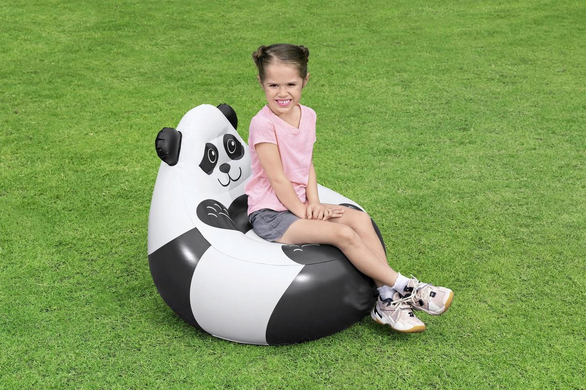 Luftsessel Sandro - Schwarz/Braun, KONVENTIONELL, Kunststoff (72/72/64cm) - Bestway