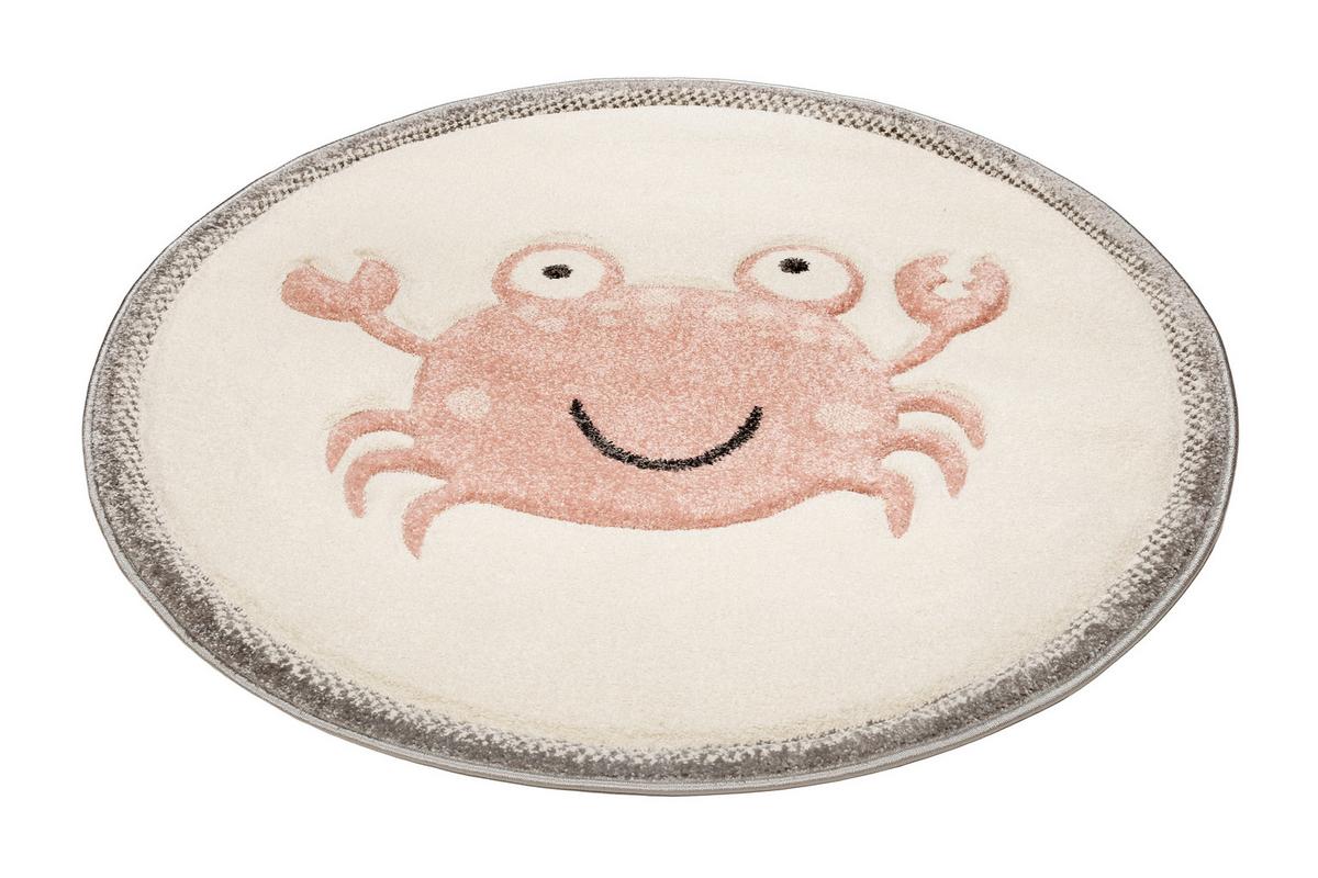 Kinderteppich Crab - Beige/Rosa, Trend, Textil (120cm) - Esprit