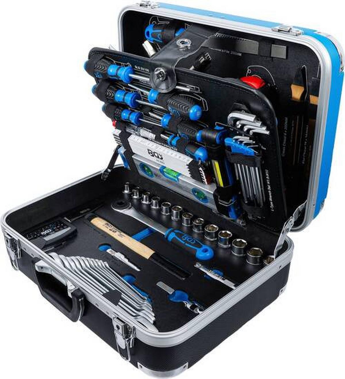 WERKZEUGKOFFER SANITÄR-WERKZEUGKOFFER - Blau/Schwarz, Basics (47,8/18,4/38,5cm)