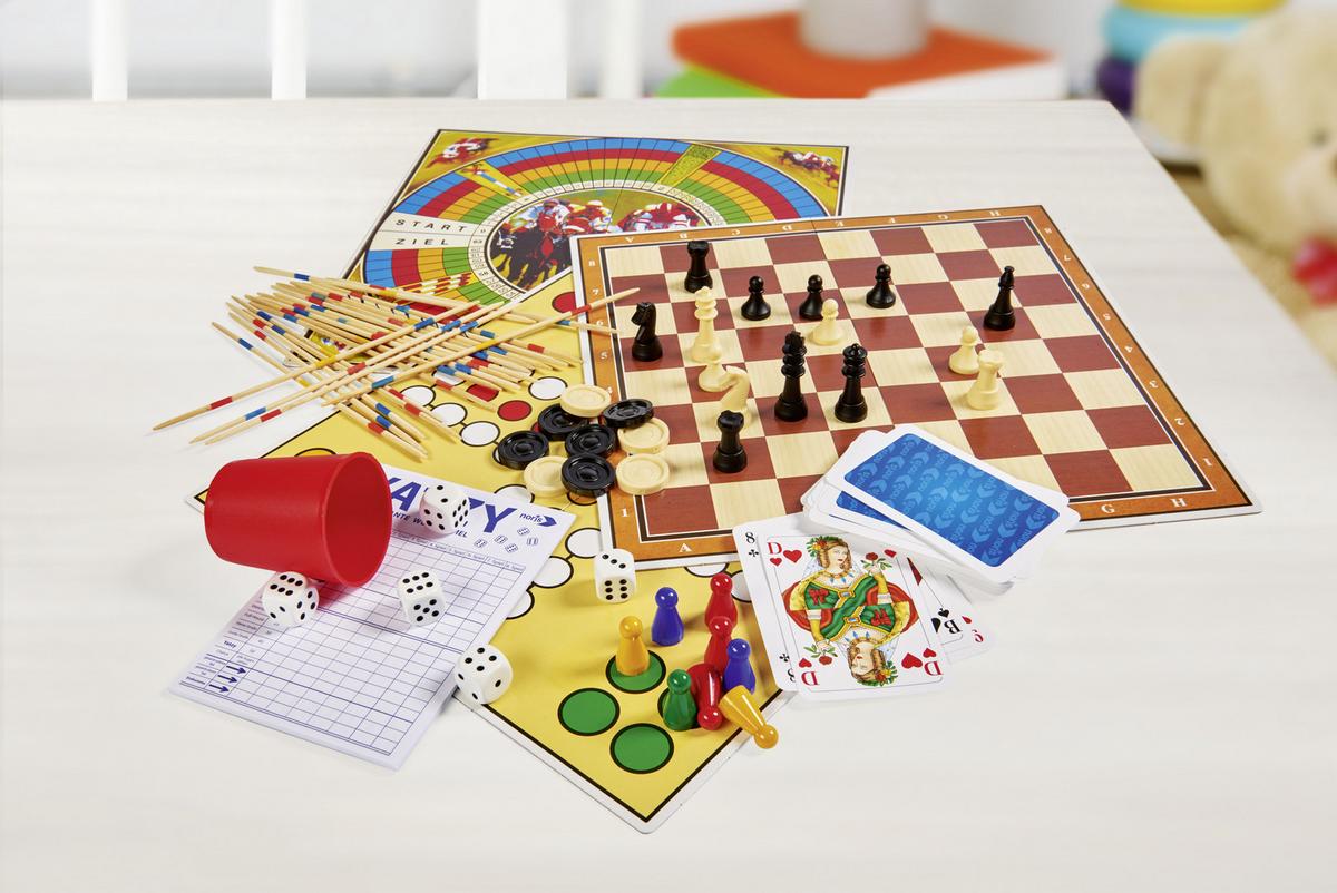 Noris Spielesammlung Spieleklassiker Ab 6 Jahren - Multicolor, Basics, Karton/Papier (5,3/36,8/27cm)