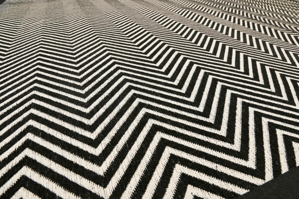 Handwebteppich Schwarz, Bxl: Ca. 160x230 Cm - Schwarz, Trend, Textil (160/230cm) - Esprit