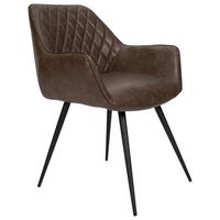 Stuhl-Set Cose - Taupe/Schwarz, KONVENTIONELL, Textil/Metall (62/83/60cm) - MID.YOU