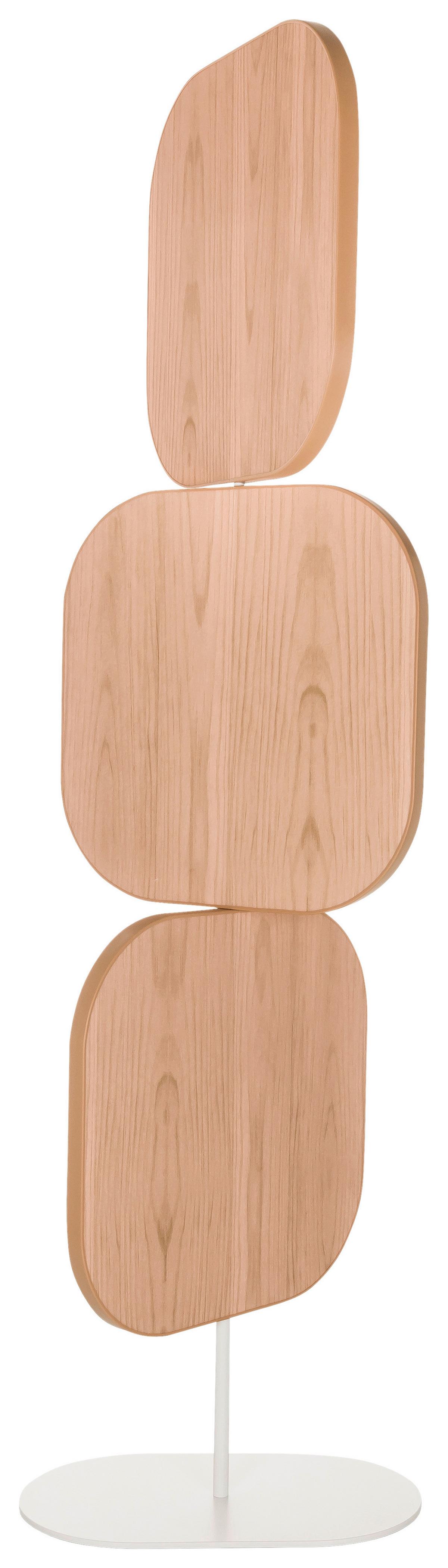 Trennwand Flexmiut W - Beige, Basics, Kunststoff/Metall (50/175/30cm) - MID.YOU