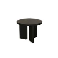 Beistelltisch Round Schwarz D: 40 cm - Schwarz, Design, Holz (40/30/40cm) - MID.YOU