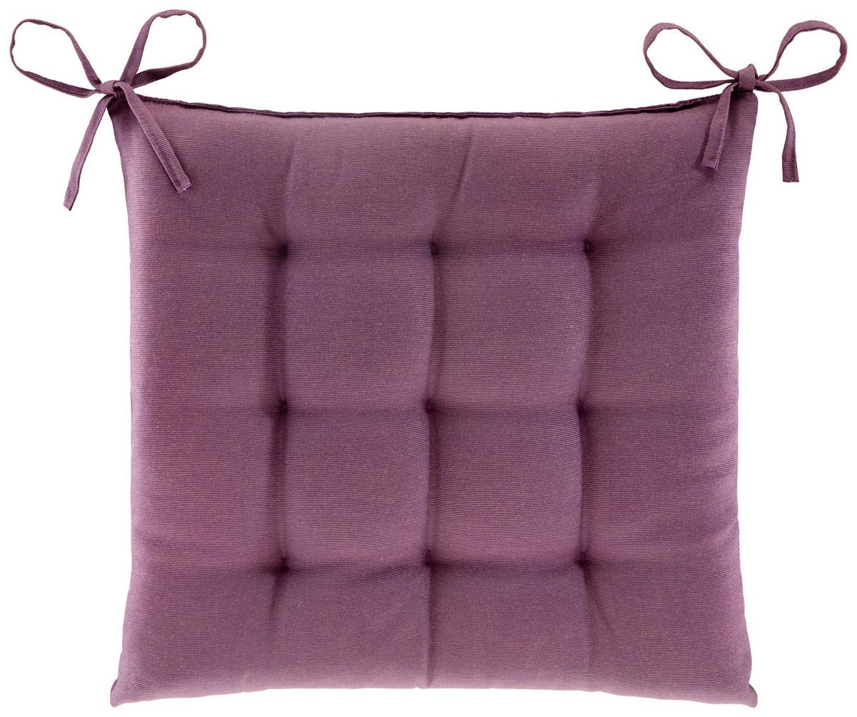 Ülőpárna Jolanda Kb. 40/40cm - lila, Modern, textil (40/40/5cm) - Luca Bessoni