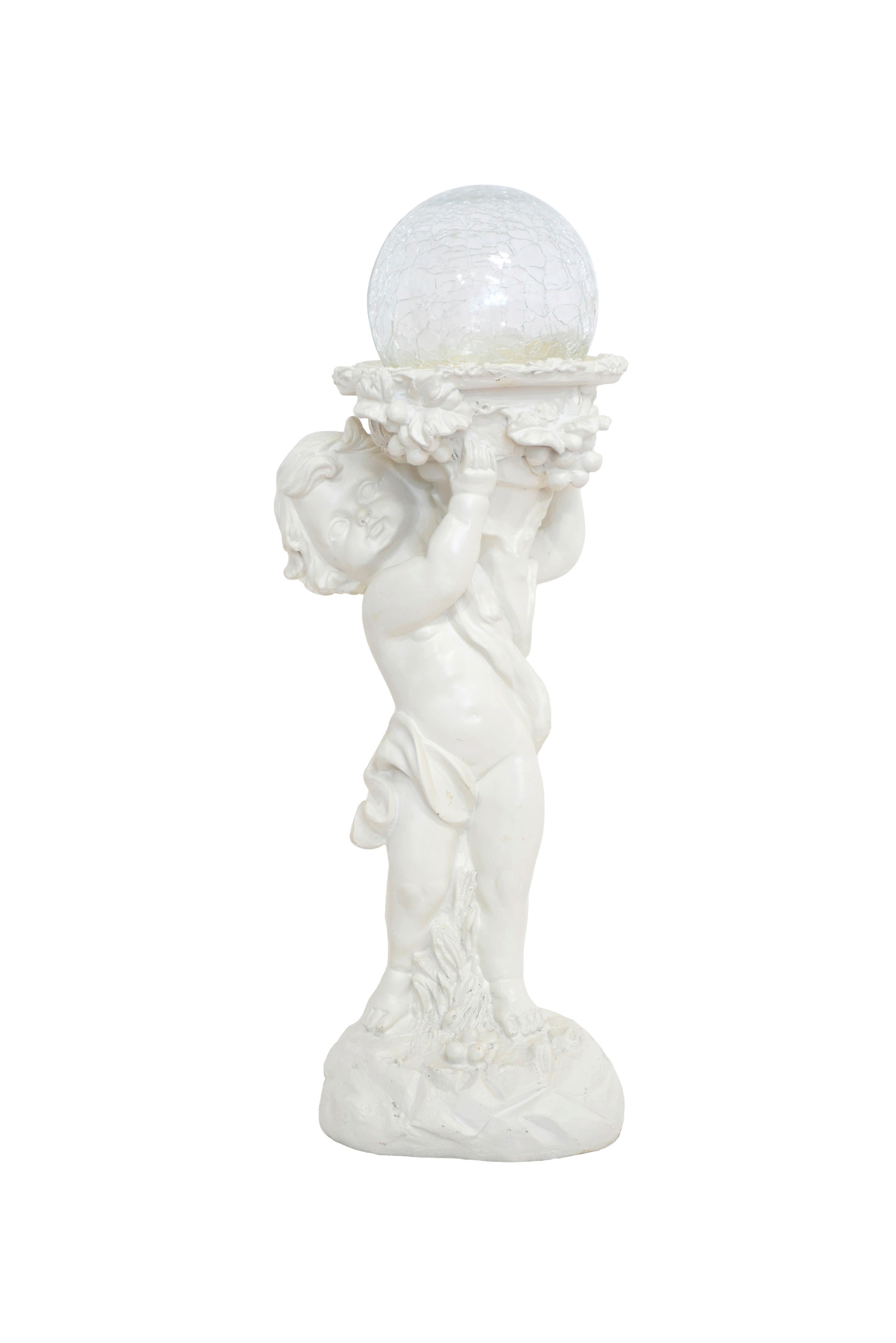 Solarleuchte Miriam - Weiß, Basics, Glas/Kunststoff (15,5/13/38,5cm) - Ondega