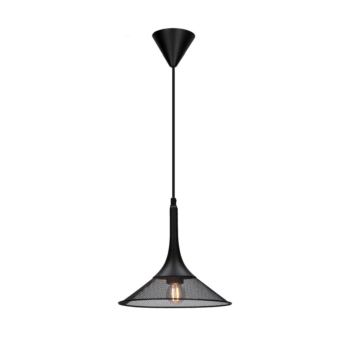 Pendelleuchte 50101205 Kiruna - Schwarz, Design, Metall (25/25/110cm)