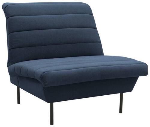 Sessel Looks Ix - Blau/Schwarz, Design, Textil (92/92/103cm) - LOOKS by W.Joop