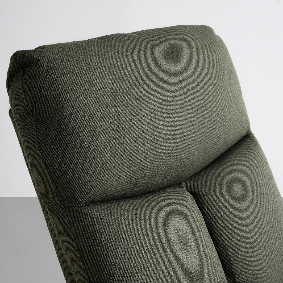 Relaxačné kreslo LEWIS, zelená - čierna/zelená, Modern, kov/drevo (81/108/94cm) - Mömax