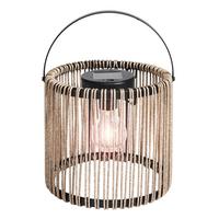 Solární svítidlo Andrei - hnědá, Moderní, kov/plast (20/17-27cm) - Modern Living