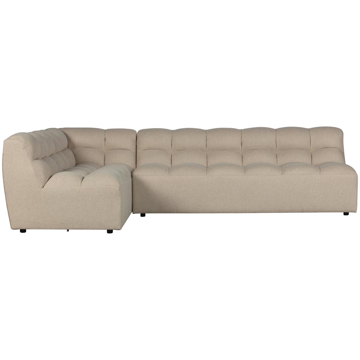 Sessel Pepper Sandfarben B: 100cm - Sandfarben/Schwarz, Design, Textil (100/79/92cm) - Livetastic