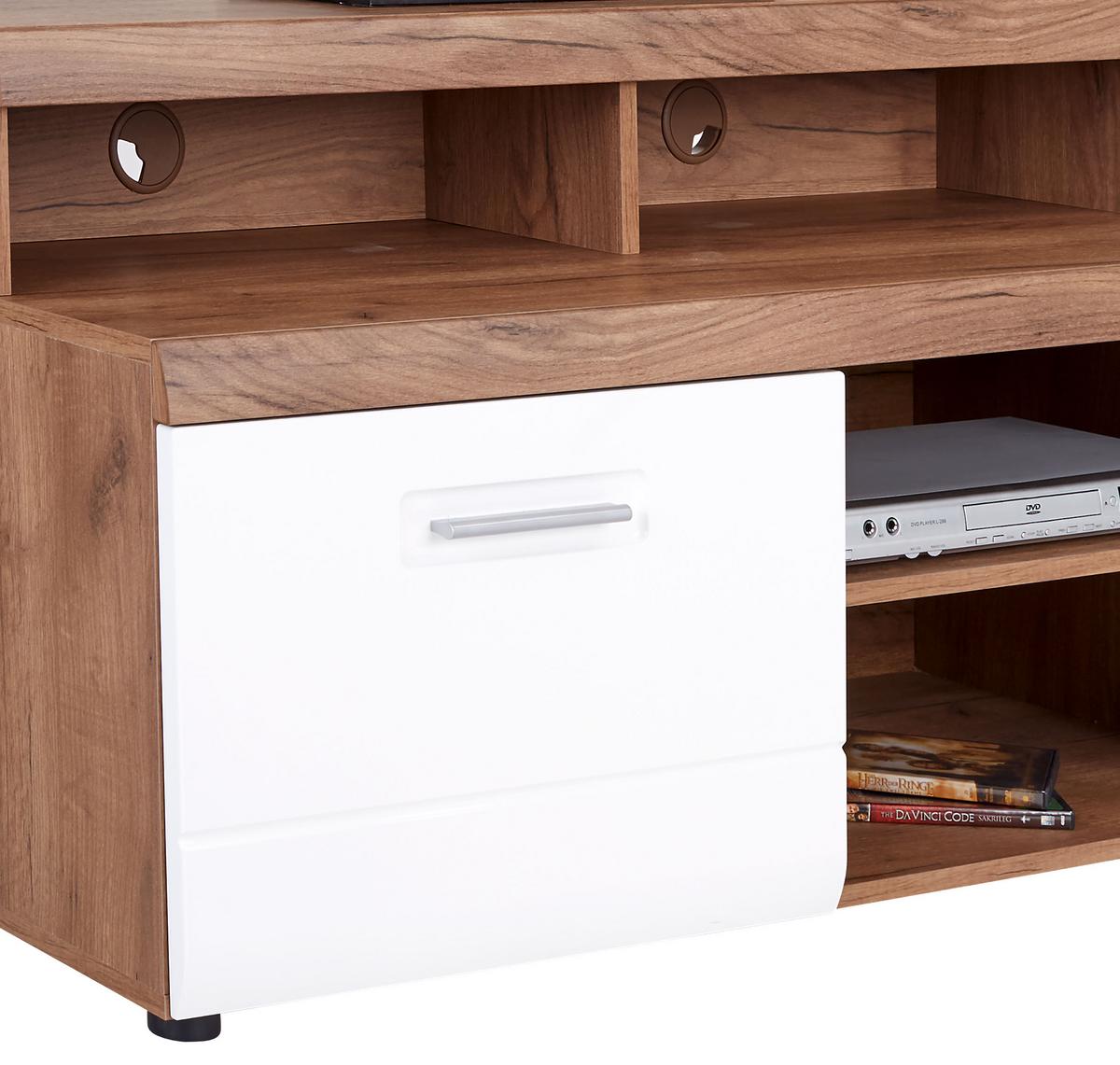 Tv-magasító Avensis New - tölgyfa színű, Konventionell, faalapú anyag (111,9/18,1/30cm) - Luca Bessoni