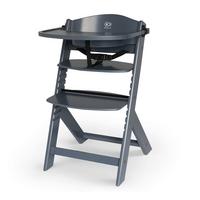 Hochstuhl Enock Grau, B/H/T: 49x73x49cm - Grau, Basics, Holz (49/73/49cm) - Kinderkraft