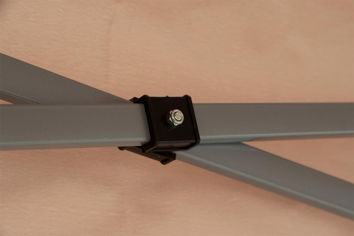 Pavillon Siena Garden 300x300 cm Wetterbeständig - Taupe/Grau, KONVENTIONELL, Textil/Metall (300/260/300cm) - Siena Garden