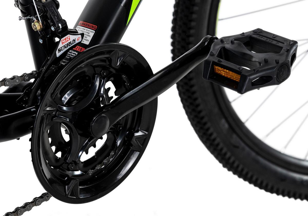 Mountainbike Hardtail 29 Zoll Catappa 21 Gänge - Schwarz/Grün, Basics, Metall (134/20,5/74cm)