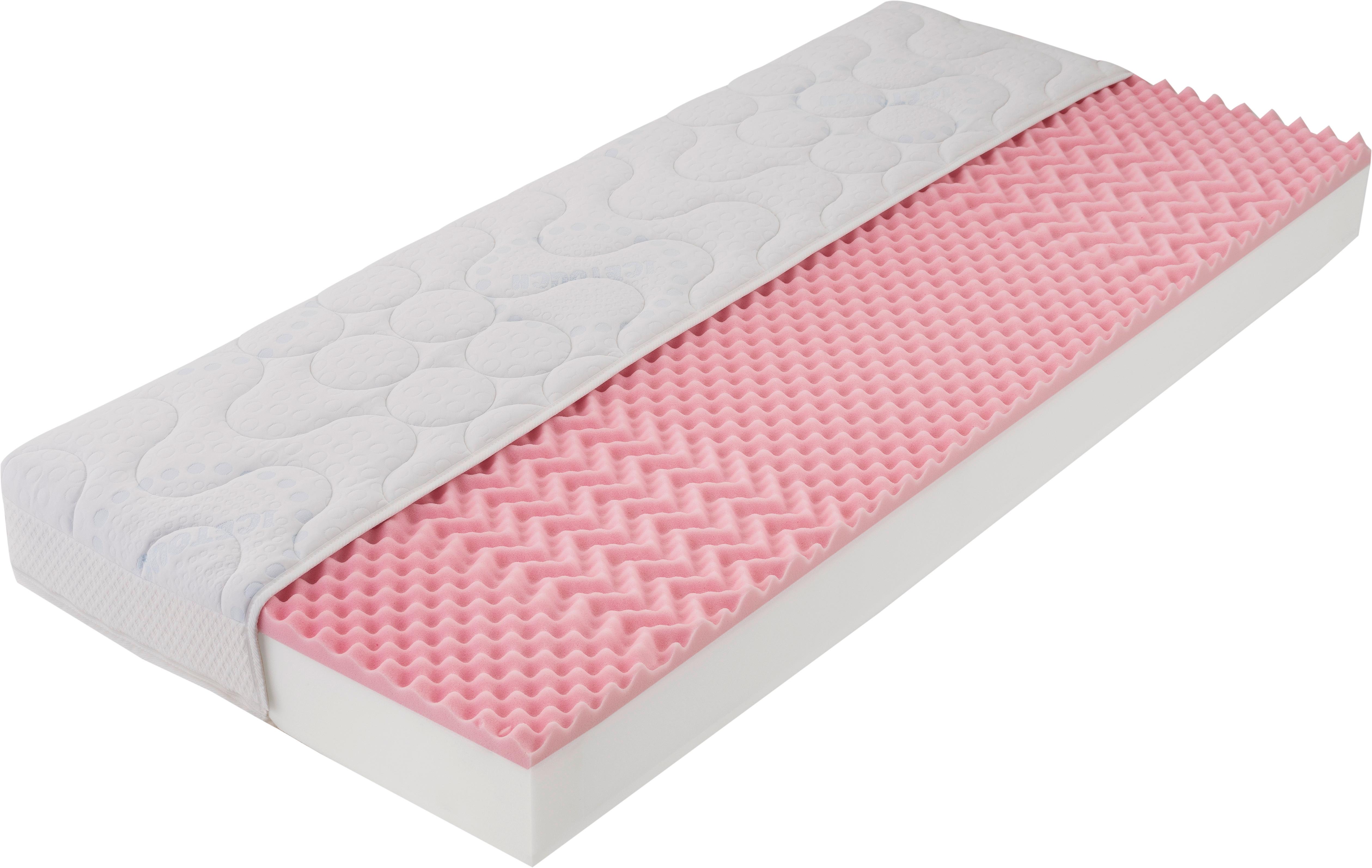 Taschenfederkernmatratze Kleo Tfk H3 - Weiß, MODERN, Textil (90/200cm) - Luca Bessoni