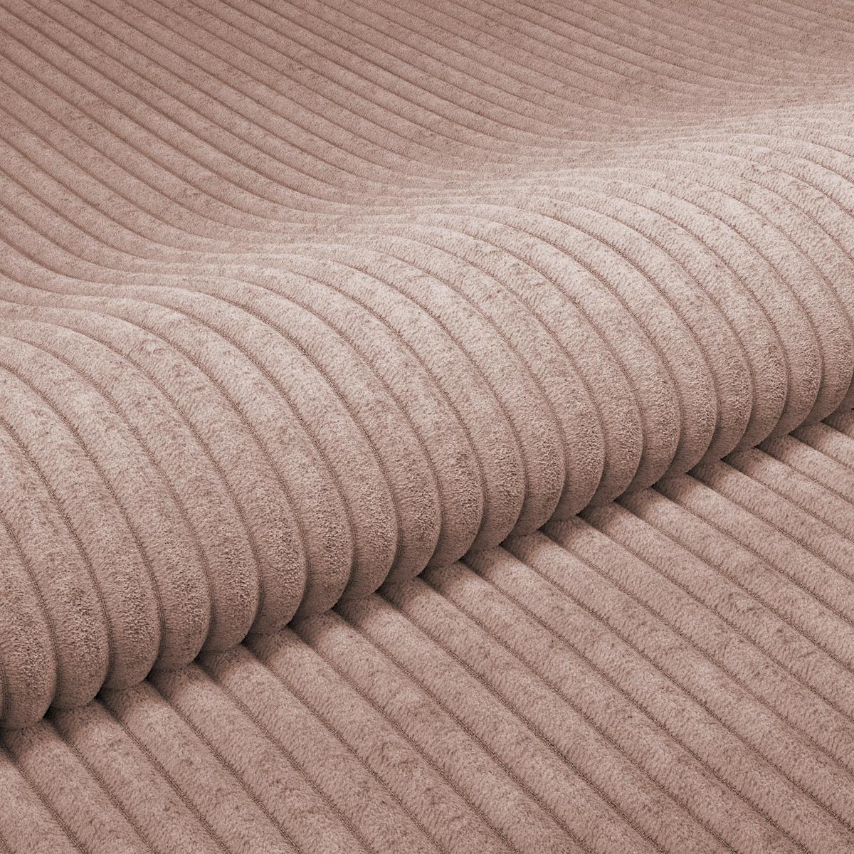 Ecksofa mit Schlaffunktion & Bettkasten Cloud Rosa Cord - Rosa, Trend, Textil (290/178cm)