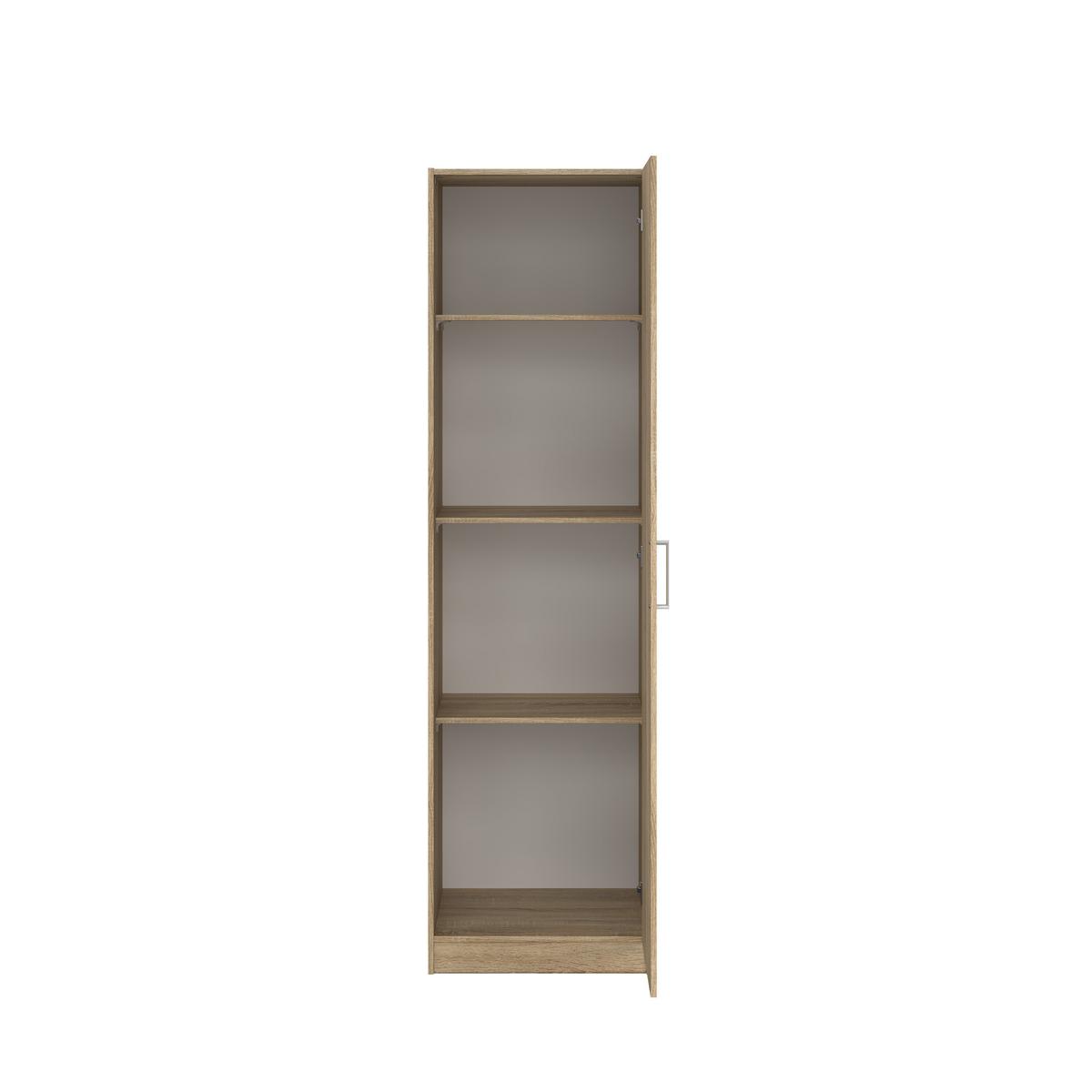 Ruhásszekrény Space - Sonoma tölgy, Konventionell, fa (48,6/175,4/49,5cm)