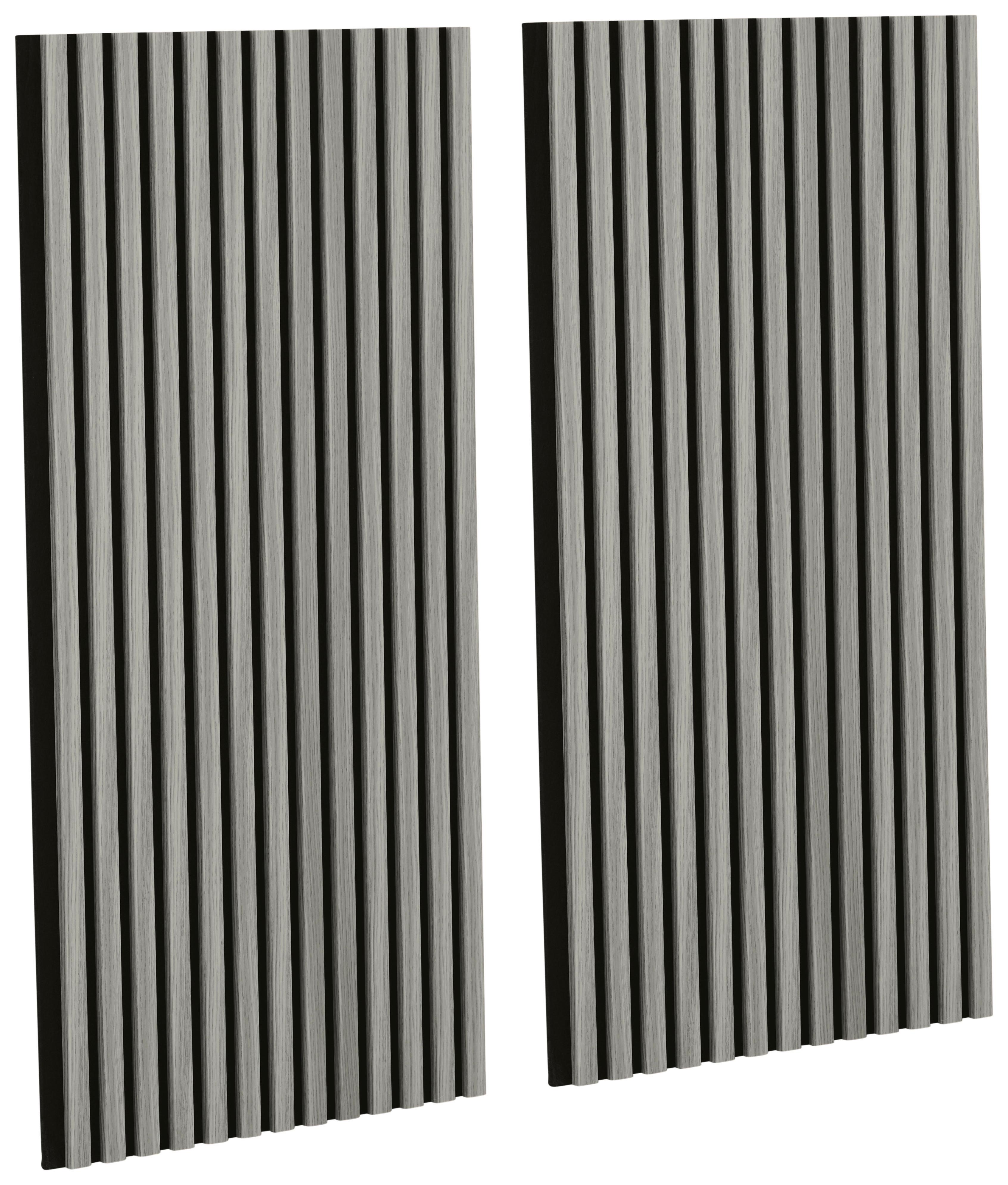 Akustikpaneel Josef - Hellgrau, MODERN, Holzwerkstoff/Kunststoff (60/120/2cm)