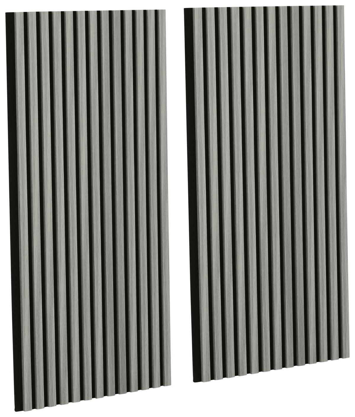 Akustikpaneel Josef - Hellgrau, MODERN, Holzwerkstoff/Kunststoff (60/120/2cm)