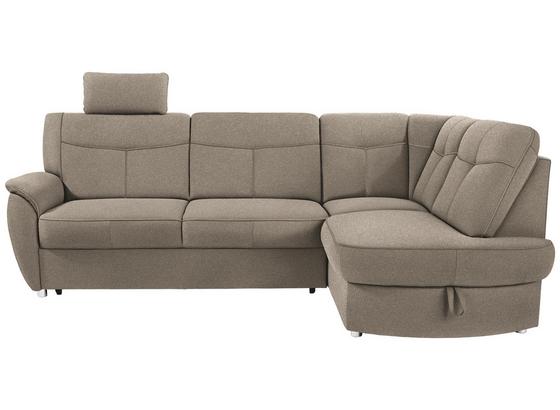 Wohnlandschaft in L-Form Sonoma 246x176 cm - Chromfarben/Beige, KONVENTIONELL, Textil (246/176cm) - Ombra Wohnlandschaft in L-Form Sonoma 246x176 cm - Chromfarben/Beige, KONVENTIONELL, Textil (246/176cm) - Ombra