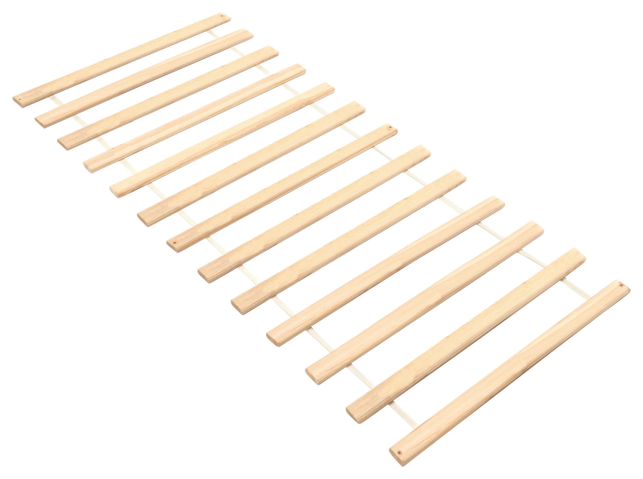 Rollrost Rolli 90x200 cm Echtholz 13 Leisten