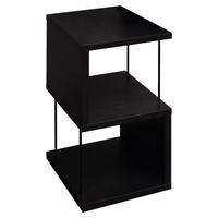 PRÍRUČNÝ STOLÍK STICKS - čierna, Modern, kov/kompozitné drevo (33/65/33cm) - Mömax