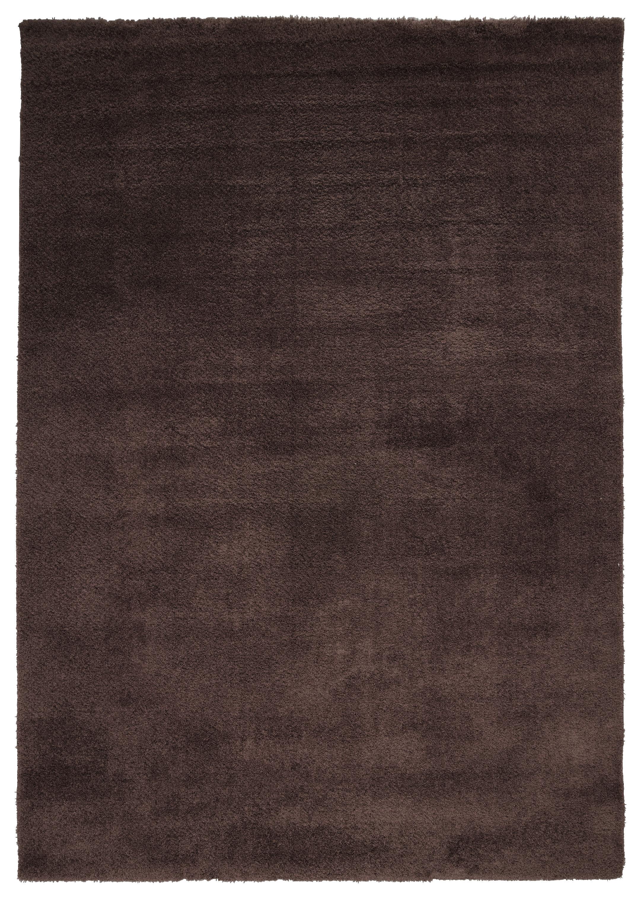 Hochflorteppich Nobel Micro 80/150 - Braun, MODERN, Textil (80/150cm)