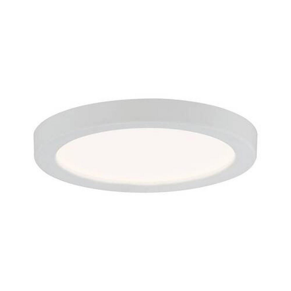 LED-Deckenleuchte Ø 8 cm Weiß Matt Rund - Weiß, Basics, Kunststoff (8cm) - Paulmann