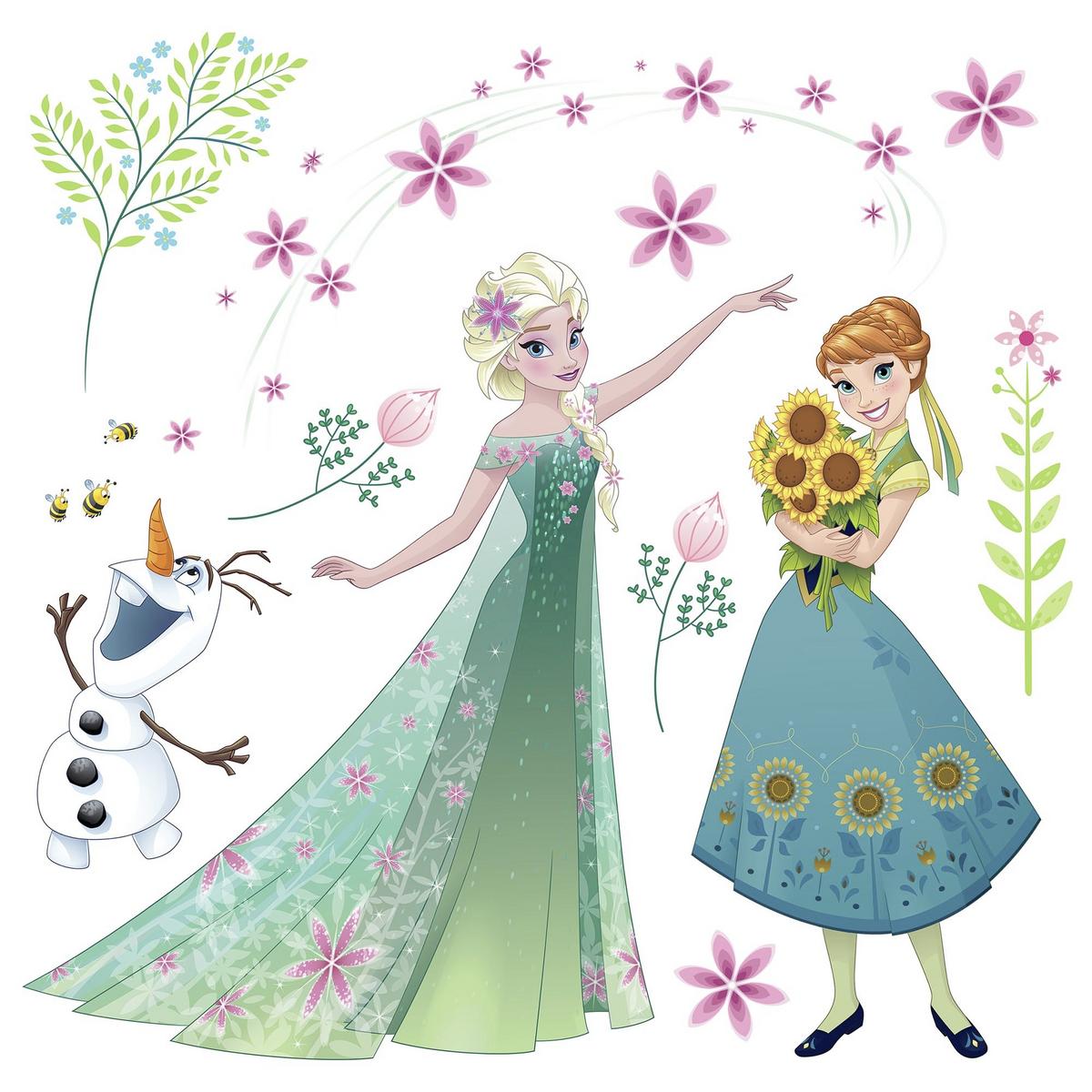 Fensterbild Frozen - Multicolor, LIFESTYLE, Kunststoff (31/31cm)