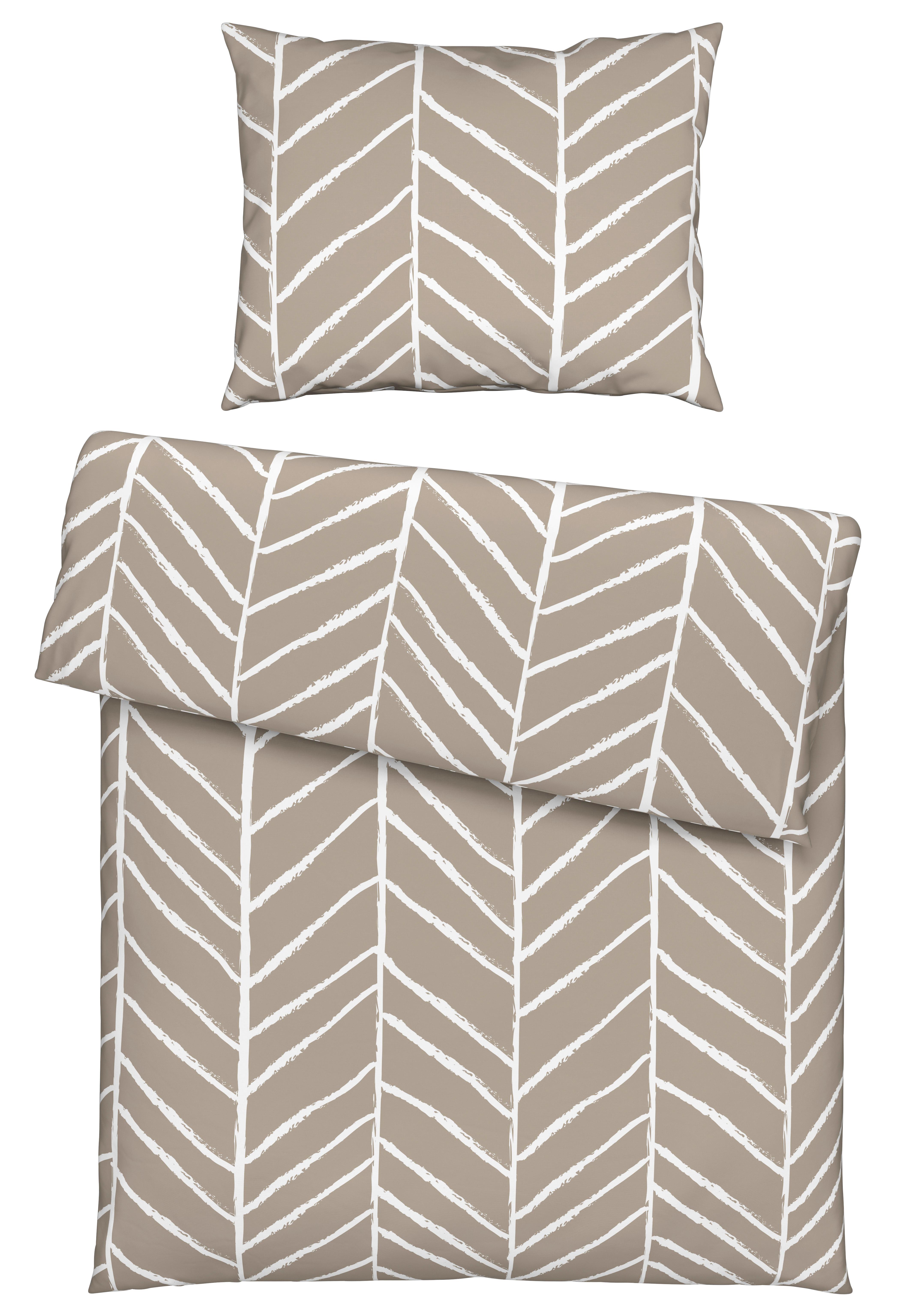 POVLEČENÍ Marble, 140/200cm, béžová - béžová, Konvenční, textil (140/200cm) - Modern Living