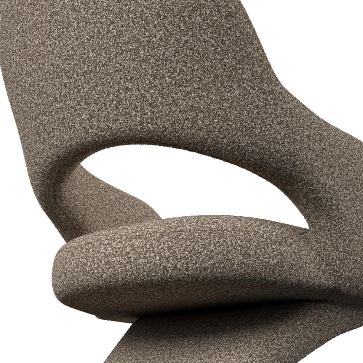 ŽIDLE S PODRUČKAMI ARIA - černá/hnědá, Moderní, kov/dřevo (54/82/62cm) - Bessagi Home