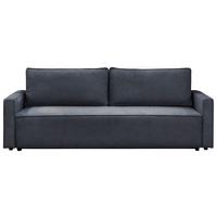 Rozkladacia pohovka NERA, modrá ženilka - modrá, Modern, textil/plast (232/90/100cm)