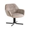 Sessel Beige B: 64 cm - Beige/Schwarz, Design, Textil (64/74/68cm) - Livetastic