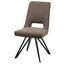 Stuhl Amira B: 48 cm Taupe - Taupe/Schwarz, KONVENTIONELL, Textil/Metall (48/93/60cm) - Livetastic Stuhl Amira B: 48 cm Taupe - Taupe/Schwarz, KONVENTIONELL, Textil/Metall (48/93/60cm) - Livetastic