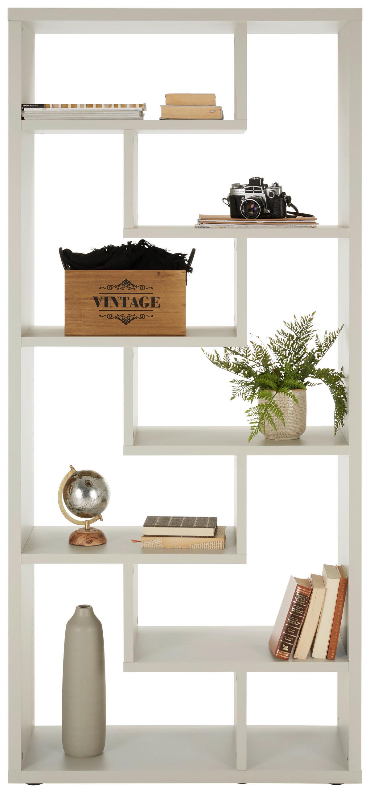 Vysoká dělící stěna Bounty, šedá - šedá/černá, Moderní, kompozitní dřevo/plast (90/199/33cm) - Premium Living