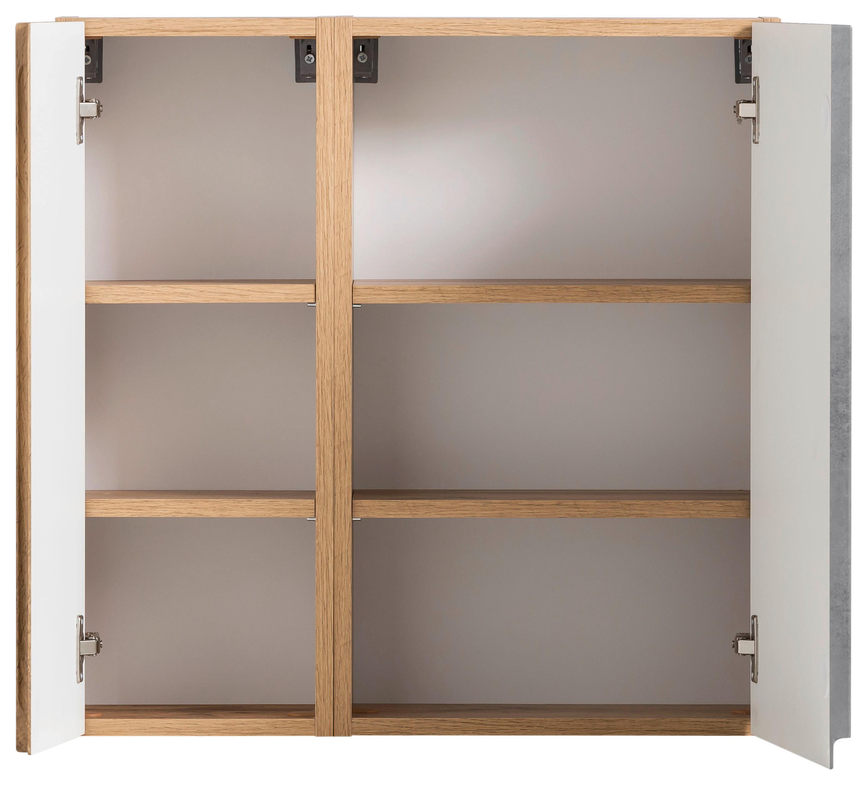 Hängeschrank mit Drehtüren und Einlegeböden