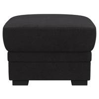 Taburet MARCUS, černá žinylka - černá, Basics, textil/plast (68/45/68cm) - MID.YOU
