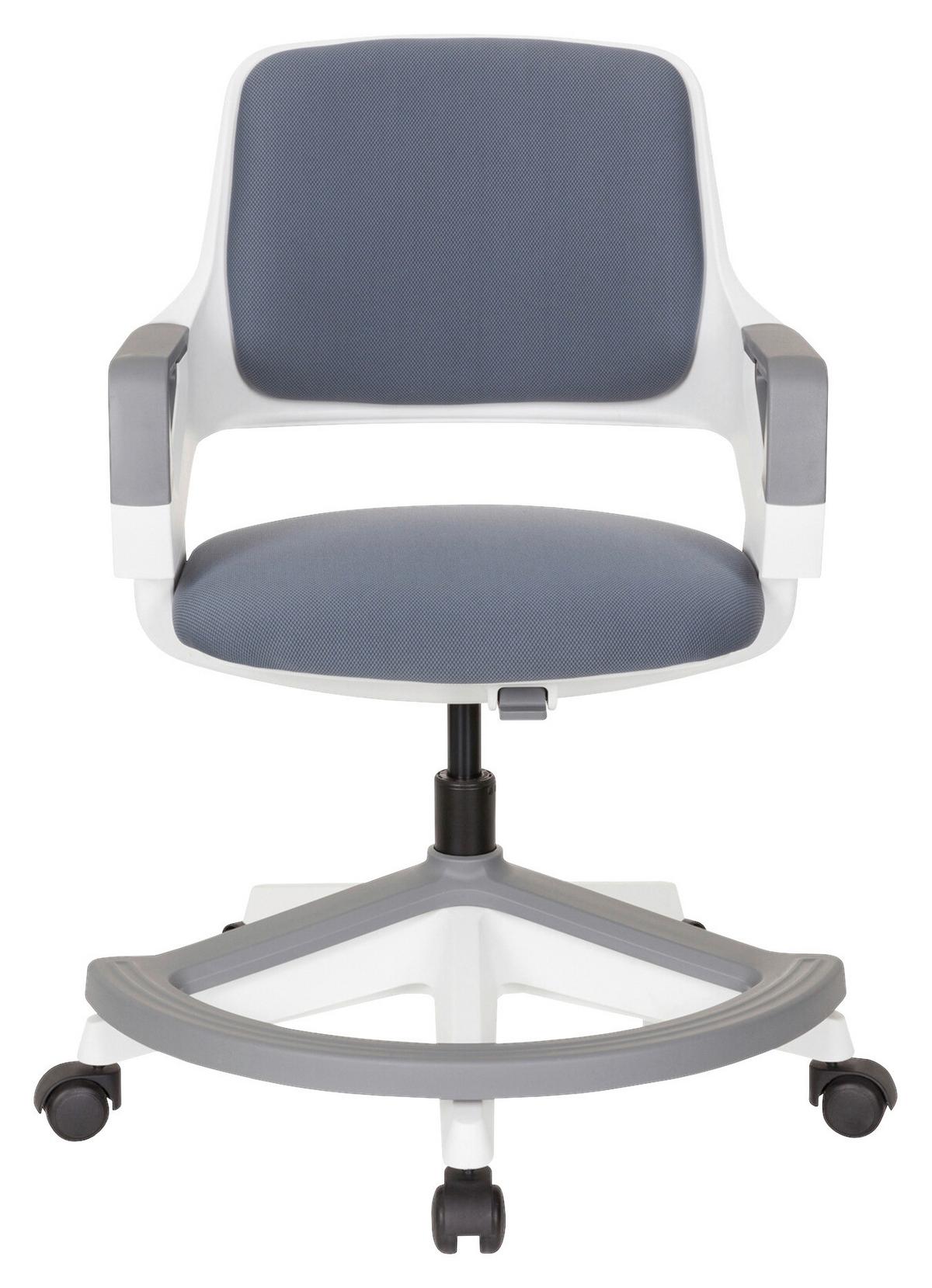 Jugenddrehstuhl Kid Flex Grau - Weiß/Grau, Basics, Kunststoff (53/80-93/60cm) - MID.YOU